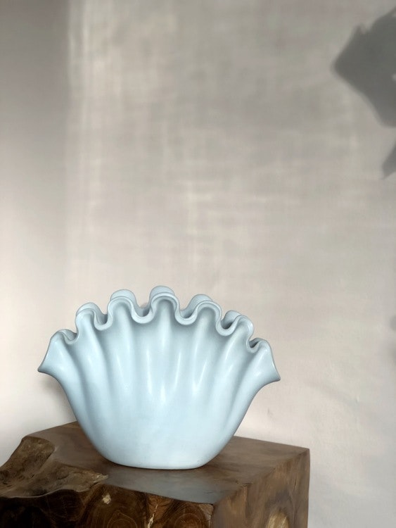 Wilhelm Kåge Shell Formed Vase 'Våga' by Gustavsberg.