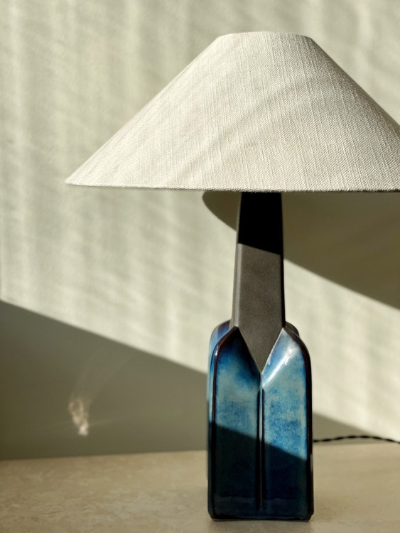 Søholm Danish Modern Large Ceramic Table Lamp. 1970s.