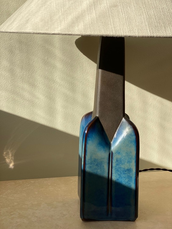 Søholm Danish Modern Large Ceramic Table Lamp. 1970s.