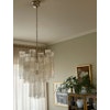 Murano Glass Chandelier Tubular Prisms. Small.