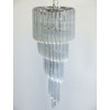 Large Murano Chandelier Spiral Formed in the style of Venini