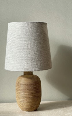 Upsala-Ekeby Ceramic Table Lamp by Greta Runeborg. 1930s.