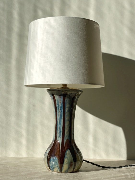 Upsala-Ekeby Art Deco Ceramic Table Lamp. 1910s.