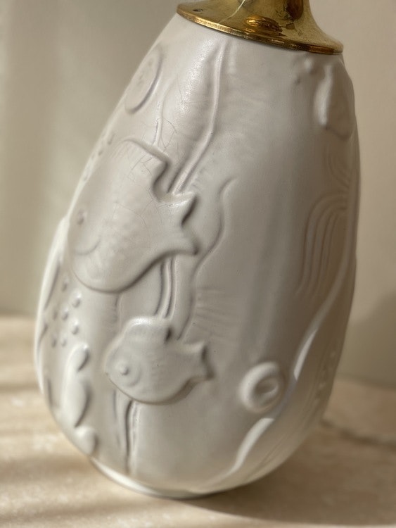 Anna-Lisa Thomson Ceramic Table Lamp for Upsala-Ekeby. 1940s.
