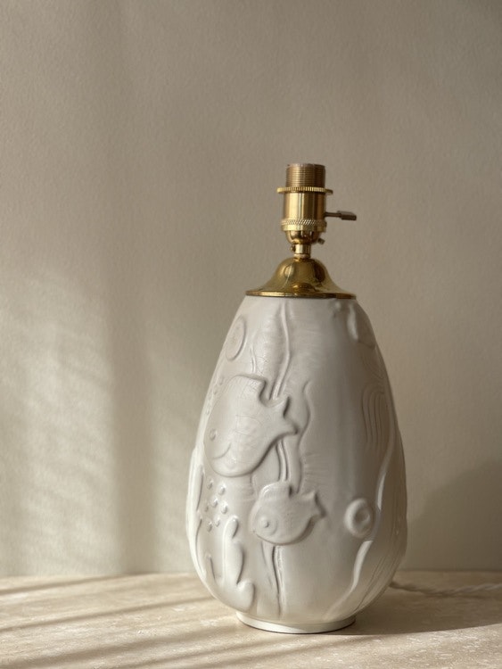 Anna-Lisa Thomson Ceramic Table Lamp for Upsala-Ekeby. 1940s.