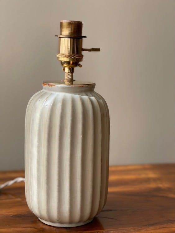 Upsala-Ekeby Art Deco Ceramic Table Lamp. 1940s.