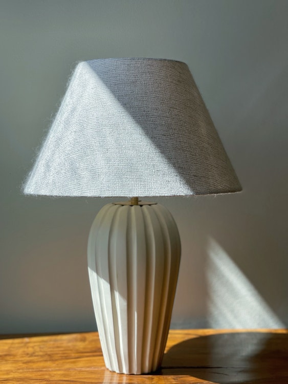 Vicke Lindstrand Stoneware Table Lamp for Upsala-Ekeby. 1940s.