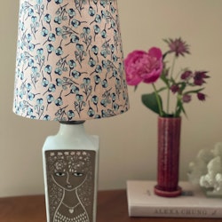 Upsala-Ekeby Ceramic Table Lamp "Beata" by Mari Simmulson. 1960s.