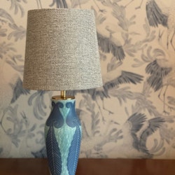 Josef Ekberg "Sgrafitto" Table Lamp for Gustavsberg