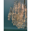 J.T. Kalmar 'Ice Glass' Chandelier. 1970's.