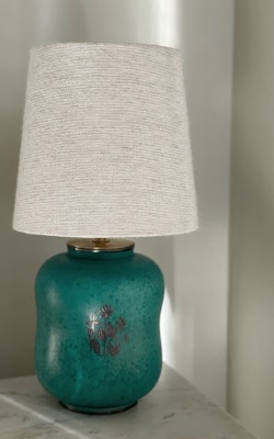 Wilhelm Kåge Table Lamp "Argenta" by Gustavsberg. 1940s.