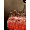 Pink Murano Crystal Chandelier ’Centi’. Medium size.