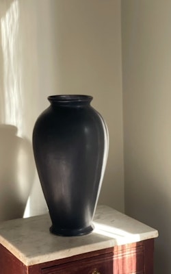 Arabia Large Stoneware Vase. 1960s.