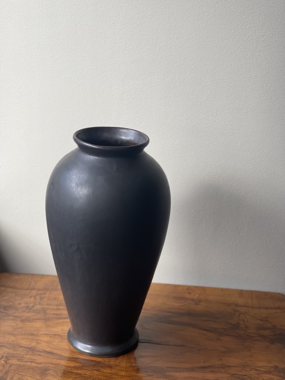 Arabia Large Stoneware Vase. 1960s.