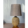 Gunnar Nylund Stoneware Table Lamp "Chamotte" for Rörstrand. 1940's.