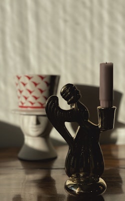 Skultuna Candleholder in the form of an Angel. 1980s.