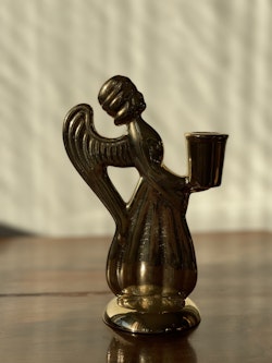 Skultuna Candleholder in the form of an Angel. 1980s.