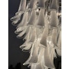 White Murano Chandelier - Mazzega Style - XL