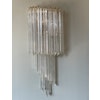 Large Murano Wall Sconce 'SPIRAL'.