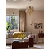 Honey-Colored Murano Glass Chandelier - Mazzega Style - Small Size