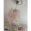 Pink Murano Chandelier - Mazzega Style - Small Size