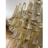 Honey Colored Murano Chandelier - Mazzega Style - GIANT