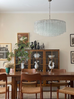 Murano Chandelier Tubular FLAT - XXL