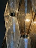 Murano Glass Wall Lamp 'SEDICI' mixed prisms.