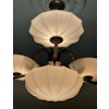 Art Deco 1940's 4-armed-Chandelier