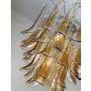 Murano Chandelier in the style of Mazzega. Large size. Sand.