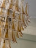 Sand Colored Murano Chandelier - Mazzega Style - GIANT