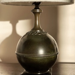 G.A.B Art Deco Table Lamp in Bronze. 1930s.