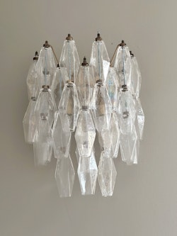 New in! Murano Wall Lamp 'SEDICI' • XL size!!