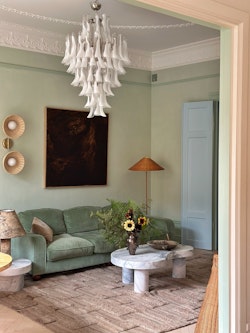 Murano Chandelier • MAZZEGA • size GIANT • white glass