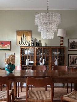 Murano Chandelier •CYLINDER [maxi] • clear glass