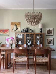 Murano Chandelier 'NETTUNO' sand colored