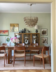 Murano Chandelier 'NETTUNO' sand colored