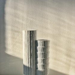 Gunnar Nylund Chamotte Vase white
