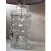 Pair of Pukeberg Clear Glass Table Lamps, Swedish Modern 60's