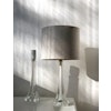 Pair of Flygsfors white Mid-century Modern Table lamps by Paul Kedelv