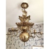 Swedish Grace Arvika Brass Chandelier by Firma Lars Holmström