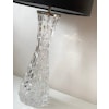 Pair of Orrefors Textured Glass Table lamp RD-1477 by Carl Fagerlund