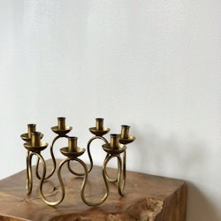 Svenskt Tenn Candle Light Holder in Brass by Lars Holmström, Arvika