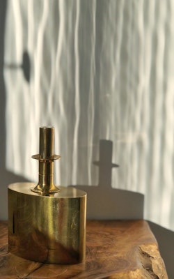 Skultuna brass Decanter design by Pierre Forssell