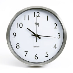 Tiq väggklocka med ram i aluminium, Bluetooth, 30 cm - F6664ABT