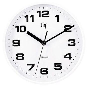 Tiq Väggklocka med ram i plast, Bluetooth, 23 cm - F661507BT