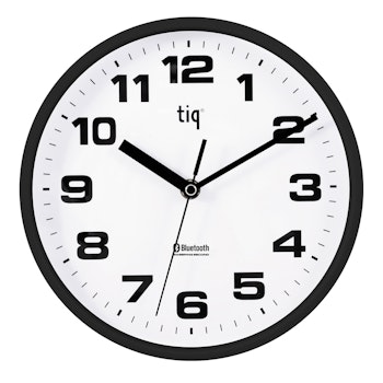 Tiq Väggklocka med ram i plast, Bluetooth, 23 cm - F661501BT