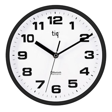 Tiq Väggklocka med ram i plast, Bluetooth, 23 cm - F661501BT