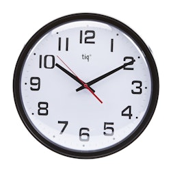 Tiq Väggklocka helt i plast, 34,8 cm - F6265R1