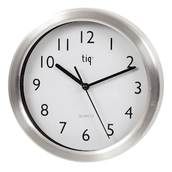 Tiq Väggklocka med ram i aluminium, 20 cm - F317